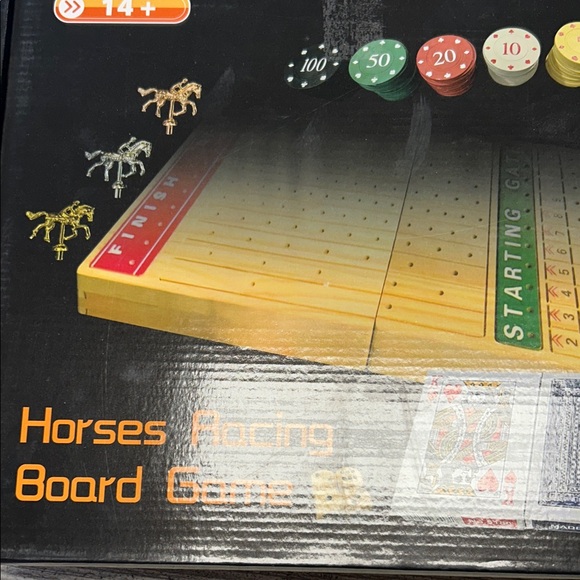 Yellow Horse Racing Board Game